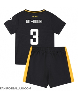 Wolves Rayan Ait-Nouri #3 Echipament de Fotbal Replică 2024-25 Copii Deplasare (+ Șorturi)